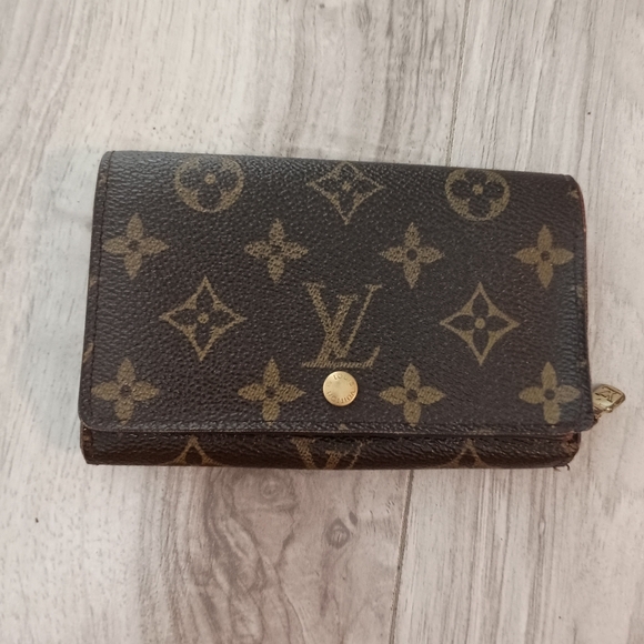 Louis Vuitton Monogram Porte Monnaie Billets Tresor Wallet - Picture 1 of 10